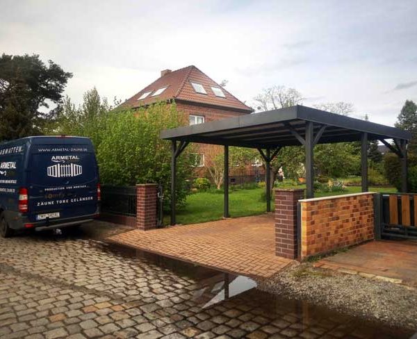 Carport aus Polen von Armetal Zäune