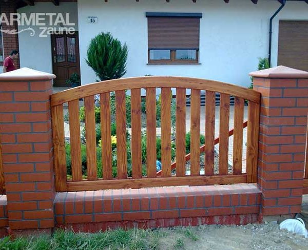 Holzaunelement aus Polen