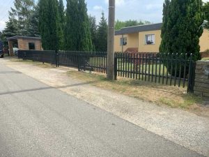 Metallzaun aus Polen