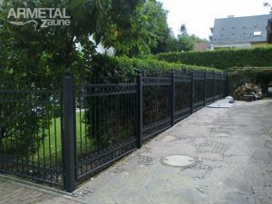 moderner Zierzaun, Schmuckzaun aus Polen